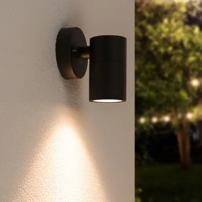 Image de HOFTRONIC - Applique murale LED 4W 2700K IP44 Noir Dimmable