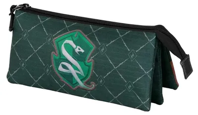Obrázok produktu pre Kozmetická taška/púzdro Harry Potter, dom Slytherin, trojité