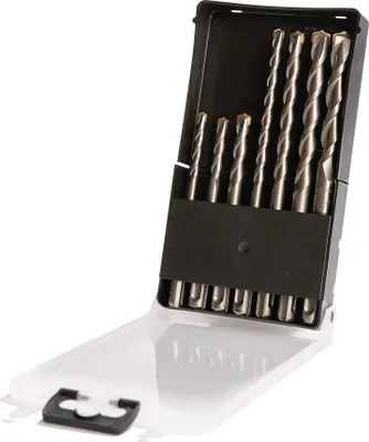 Produktbild von Bohrer-Satz SDS-plus mit 4 Fräsern - 7-teilig - Pro Set