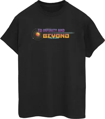 Produktbild von Disney - "Lightyear Infinity And Beyond" T-Shirt für Damen BI34101 (M) (Schwarz)
