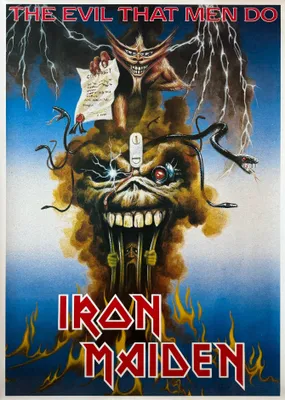 Imagen del producto de Iron Maiden - The Evil That Men Do - Póster - 61x86 cm