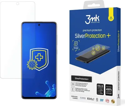 Produktbild von 3mk Display Antimikrobielle Schutzfolie SilverProtection+ für Samsung Galaxy A71 5G 0,21mm Self-Heal