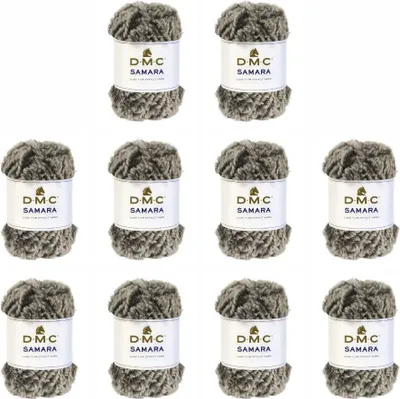 Productafbeelding van 10 bollen DMC Samara garen - 100% polyester (kleur 403)