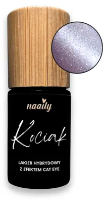Zdjęcie produktu dla Kociak fioletowy - lakier hybrydowy z efektem cat eye 5ml