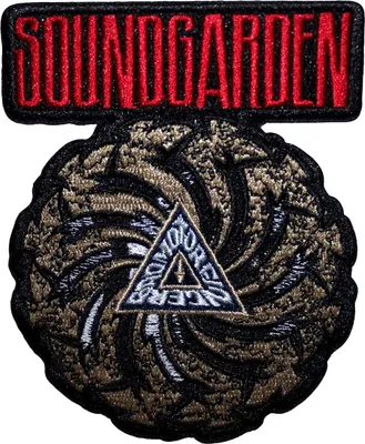 Image de Soundgarden - Ecusson à repasser "Badmotorfinger V.2" RO13705 (Taille unique) (Noir/Blanc/Rouge)