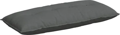 Image de vidaXL Coussin de dossier gris foncé 120 x 19 x 50 cm Tissu