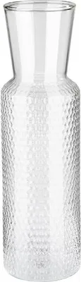 Produktbild von APS 10738 Glaskaraffe DOTS, 0,75 Liter, Ø 8 m, Höhe 28 cm, Deckel aus Kork