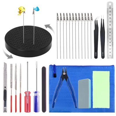Productafbeelding van Solidchoice - Professionele Modelbouw Stand met 27 Accessoires
