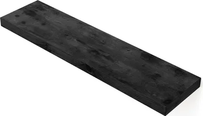 Produktbild von Hoppa! | Wandregal | Rustikales schwebendes Wandregal 80 x 20 cm - Braun - MDF