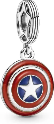 Obrázek produktu pro Pandora Marvel The Avengers Captain Americas Shield Přívěsek 790780C01 Přívěsek