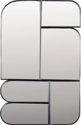 Produktbild von Zuiver Glamour Spiegel/ Wandspiegel Dunkelbraun
