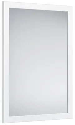 Produktbild von Wandspiegel THEA, Weiß, 48x68 cm, Glas und MDF, vertikal/horizontal montierbar