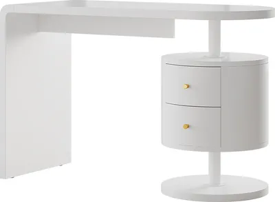 Zdjęcie produktu dla Stół do toalety Vicco Lara Biały 120 cm z 2 szufladami, Model 41560