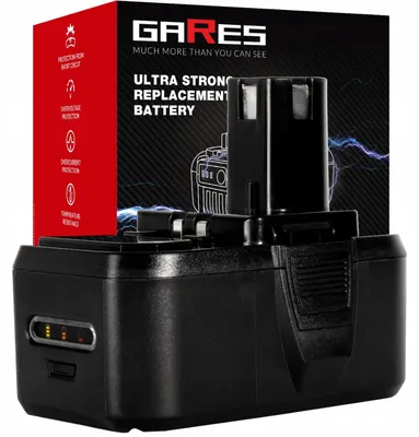 Obrázok produktu pre GARES Akumulátor Batéria pre Ryobi RB18L25 5133002237 R18IW3 RCD1802 | 18 V 3Ah | Zosilnená séria High-Performance | Vysoký výkon | Gares