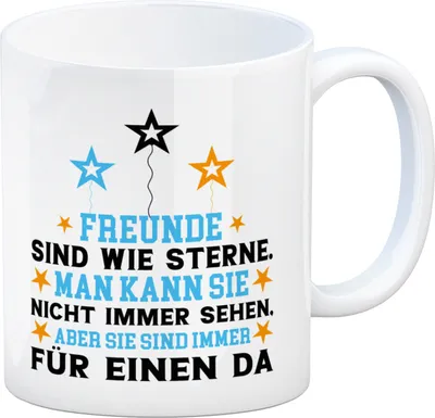 Produktbild von Freundschaft Kaffeebecher mit Spruch für den besten Freund