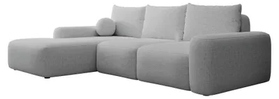 Produktbild von Selsey Carnos - Ecksofa mit Schlaffunktion, Balancekissen, Chenillebezug, Grau, linksseitig