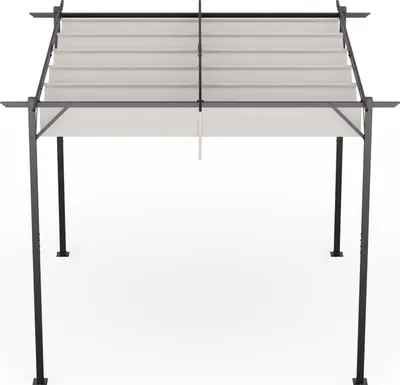 Zdjęcie produktu dla BlumfeldtBlumfeldt Pantheon Robust, altana ogrodowa, 3 x 3 m, stal malowana proszkowo, odporność na warunki atmosferyczne