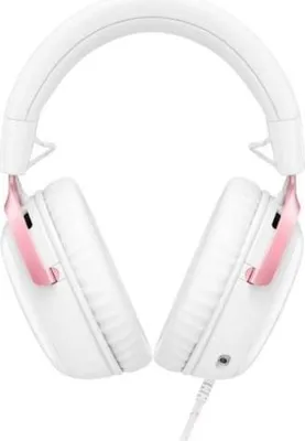 Produktbild von HyperX Cloud III – Gaming-Headset (Weiß/Rosa), Kabelgebunden, 10 - 21000 Hz, Gaming, 308 g, Kopfhörer, Pink, Weiß