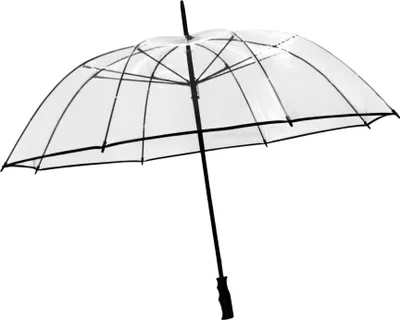 Immagine prodotto di Ombrello - Trasparente - Apertura manuale - Antivento - 110 cm