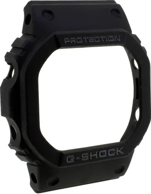 Produktbild von Casio G-Shock Lünette Bezel schwarz mit grauer Schrift für DW-5600HR