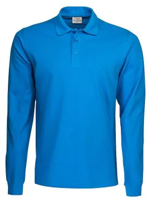 Productafbeelding van Printer - "Surf Pro" poloshirt voor heren/dames, uniseks, polyester-katoenmix, lange mouwen, model ET582 (5XL) (blauwgroen)