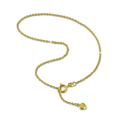 Produktbild von GoldDream Fußkette 333er Gelbgold 25cm Herz Damen Schmuck gold D2GDF0055Y