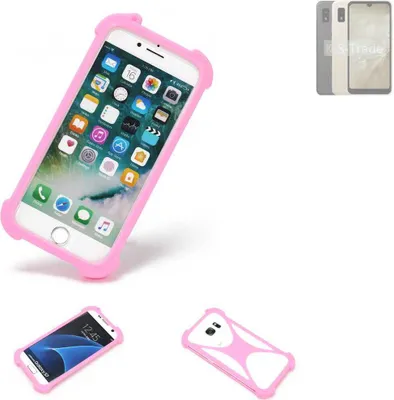 Produktbild von K-S-Trade Handy Hülle kompatibel mit Sharp Aquos Wish3 Schutz Hülle Bumper Silikon Schutz Hülle Cover Case Silikoncase Silikonbumper TPU Softcase