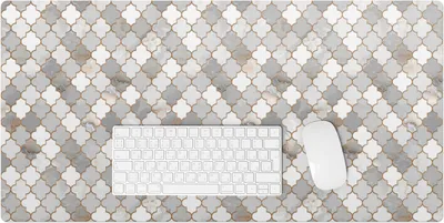 Produktbild von Arabeskenmosaik – Schreibtischunterlage – Rutschfeste Tischunterlage – Schreibtischmatte für Büro & Zuhause – Schreibunterlage – Mauspad – Tischmatte – 90 x 45 cm