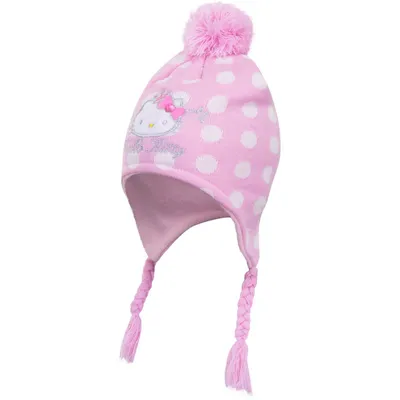 Obrázok produktu pre Ružová čiapka s brmbolcom Hello Kitty - veľkosť 50