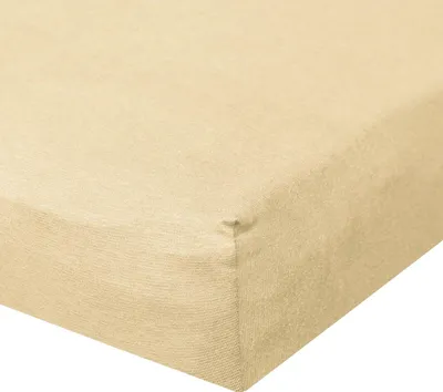Produktbild von Bettwaren-Shop Jersey Spannbetttuch Ultra-Stretch 90x200 - 100x220 cm sand