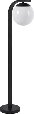 Produktbild von BELIANI Pollerleuchte Schwarz aus Aluminium 105 cm Außenbeleuchtung Gartenbeleuchtung Wegeleuchte Outdoor Modernes Design für Garten