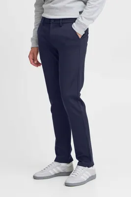 Produktbild von Blend BHElmer Herren Stoffhose Hose Pants mit Eingrifftaschen Gürtelschlaufen leicht elastisch Slim fit