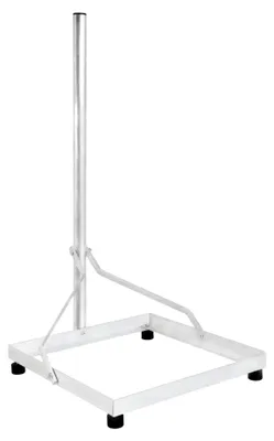 Produktbild von PremiumX Balkonständer 50x50cm Aluminium 1m Mast 42mm SAT Flachdachständer
