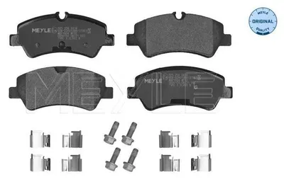 Produktbild von MEYLE 025 256 0418 Bremsbeläge Hinten für FORD Transit Custom V362 Kastenwagen (FY, FZ) Transit Mk6 Kasten (V347, V348, FA) Transit Mk7 Kastenwagen