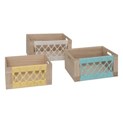 Produktbild von 3er-set Holzkist "Australien" - Atmosphera créateur d'intérieur