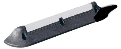 Produktbild von Moravia Bordsteinaufkantung schwarz weiß reflektierend 750 x 120 x 90 mm + Dübel