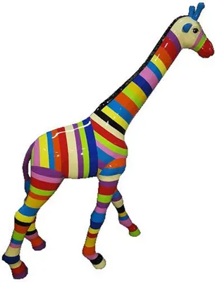 Produktbild von Wohn Deko Statuen Skulpturen Design Figuren Abstrakte Giraffe Figur Dekoration