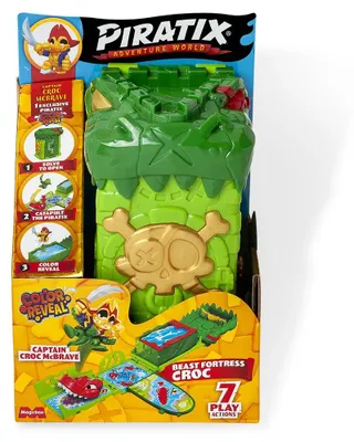 Produktbild von Magic Box Piratix Beast Fortress Croc Figur Grün  Kinder Grün One Size