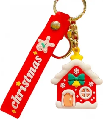 Image de Porte-clés de Noël maison en pain d'épice