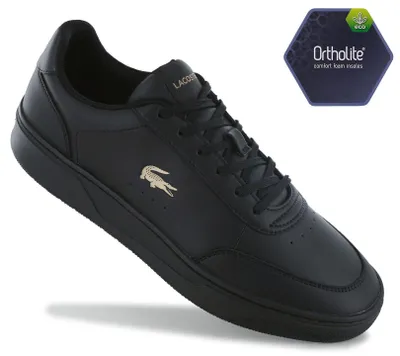 Image de Lacoste Court Pro 126 - Baskets pour hommes, couleur noire, référence 751SMA01571V7, taille européenne 41, pointure britannique 7,5