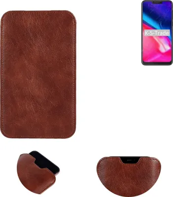 Produktbild von K-S-Trade Schutzhülle Handyhülle kompatibel mit Cubot P20 Handytasche Kunstleder Sleeve in braun