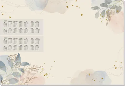 Produktbild von Schreibunterlage HO304 30 Blatt Pastel Garden Packung mit 5 Stück