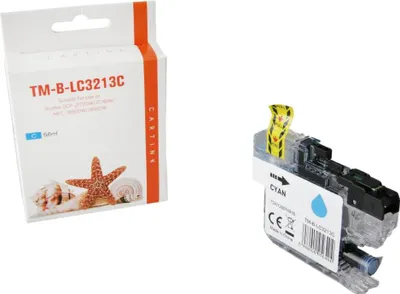Zdjęcie produktu dla Atrament cyjanowy / wkład atramentowy 4.6-LC-3213C kompatybilny z Brother LC-3213C [ LC-3213 ]  Wydajność: 400 stron