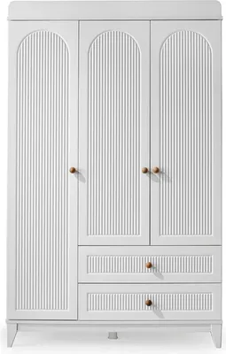 Obrázek produktu pro Šatní skříň bílá Elegantní design ložnice Moderní nábytek