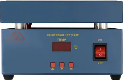 Obrázok produktu pre Elektrická doska na predhrievanie PCB - Stanica na spájkovanie pretavením - 800 W - Antistatická ESD - Rýchle zahrievanie - Modrá