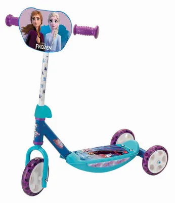Produktbild von Smoby Frozen Kinderroller 3 Räder höhenverstellbar lila