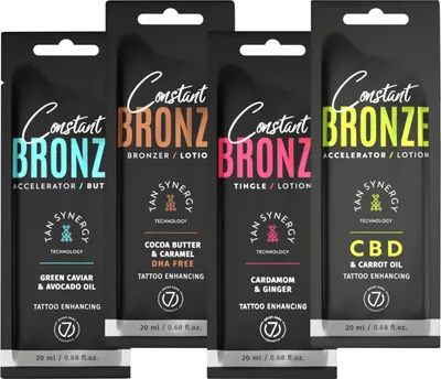 Produktbild von 7Suns Konstante Bronze Serie 4 Balms jeweils 20 ml