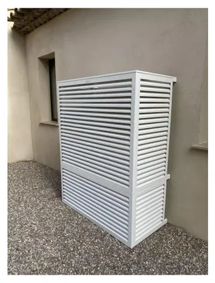 Produktbild von DECOCLIM Aluminium Schutzgehäuse RAL9010 Option XXL, Innenmaße: H 1700 x W 1310 x D 650-800