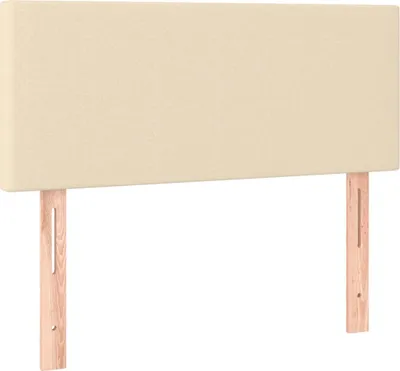 Produktbild von vidaXL Kopfteil Creme 80x5x78/88 cm Stoff