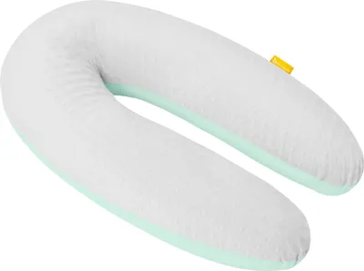 Obrázek produktu pro Badabulle kojící polštář a těhotenský polštář Fluffy - 150 cm, včetně potahu, ergonomický tvar - B050503